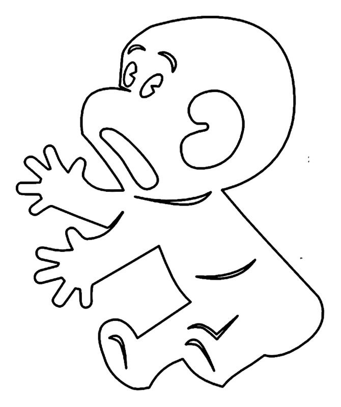 Обезьянки вытынанки