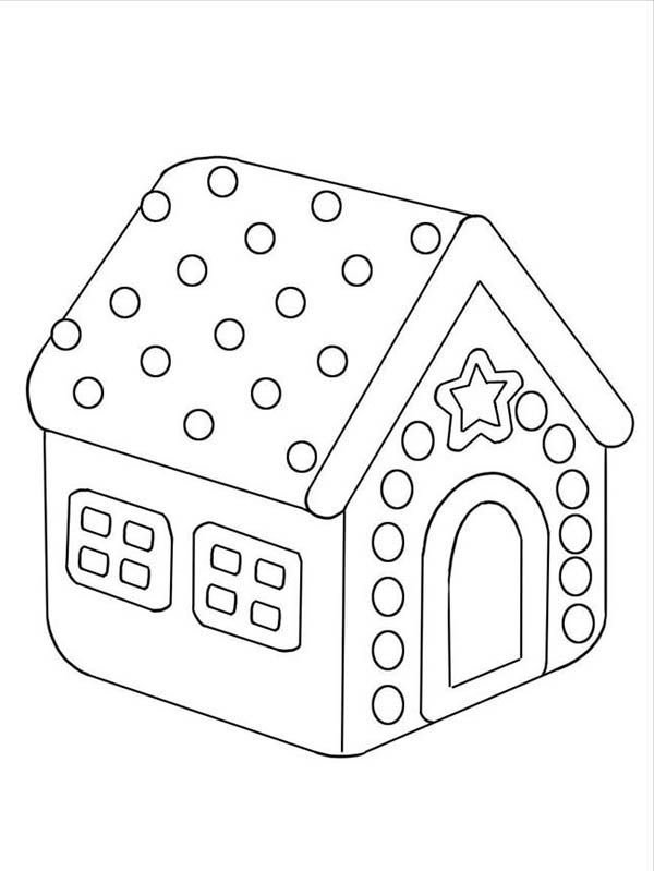 Раскраска. Домики