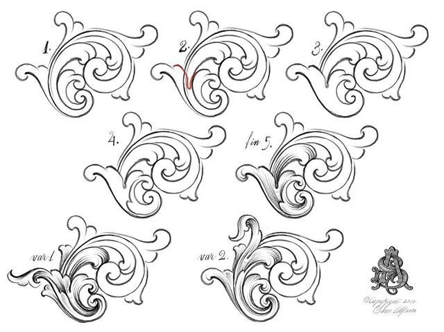 Узоры в стиле Барокко