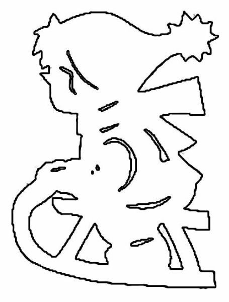 Вытынанки новогодние для дошкольников