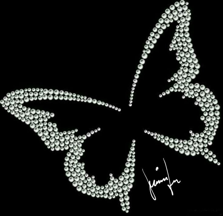 Аппликация из страз