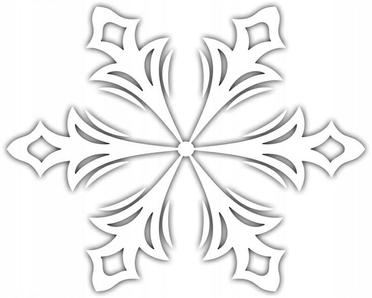 бабочка снежинки