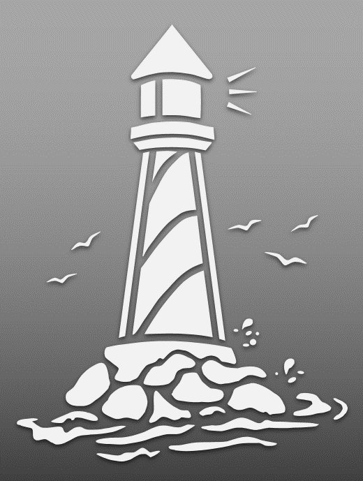 Маяк контур