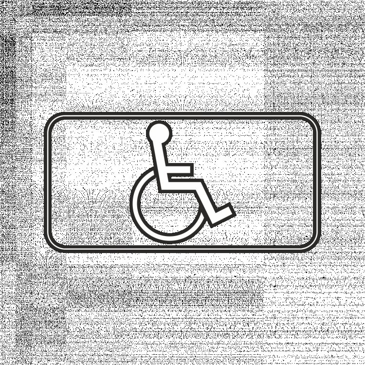 Значок парковки для инвалидов