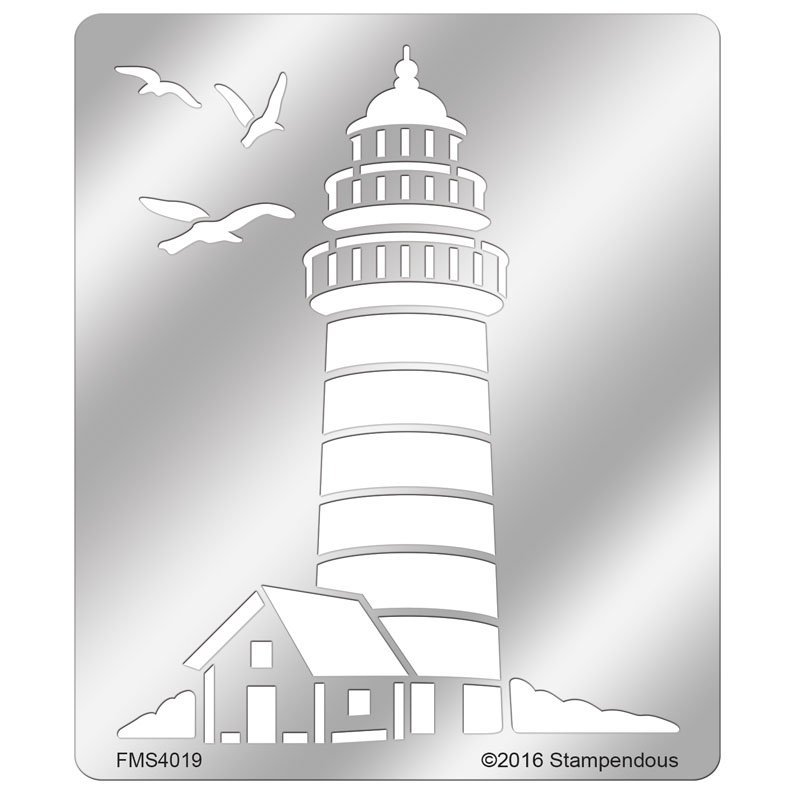 Маяк трафарет для вырезания