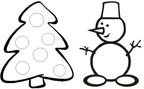 Заготовки для рисования для малышей