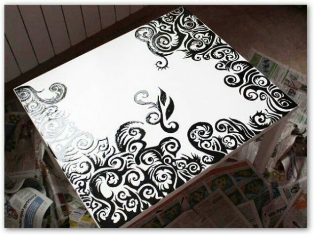 Декор узоры стола