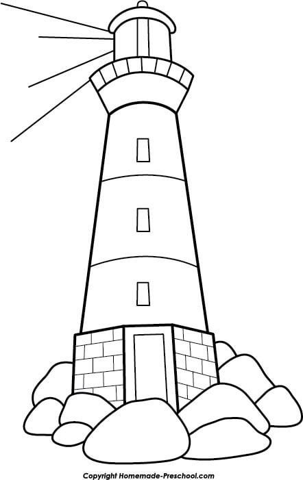 Маяк контур