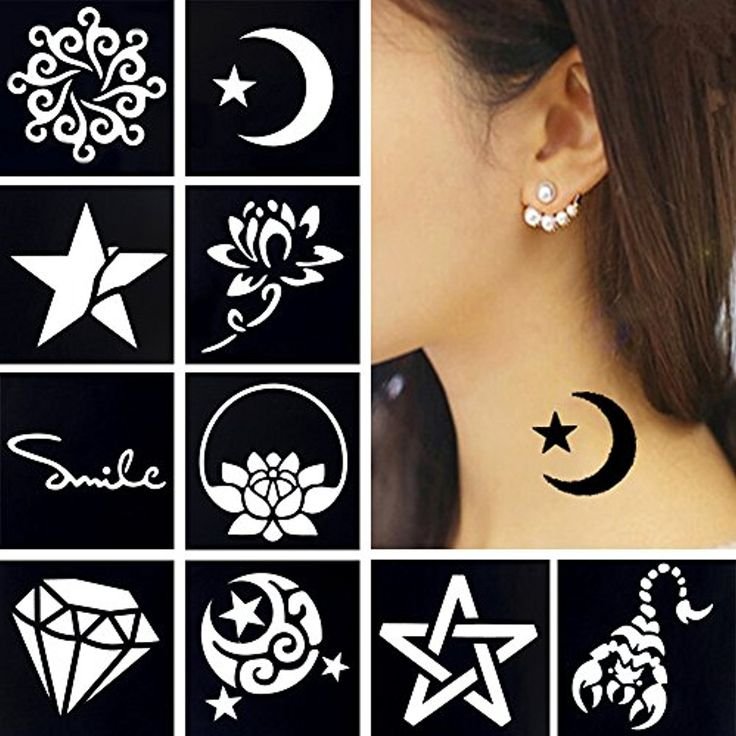 Трафарет хна