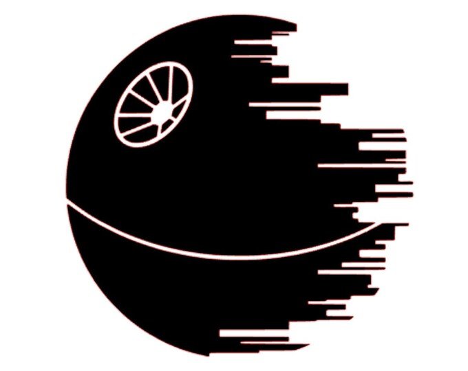 Звезда смерти силуэт