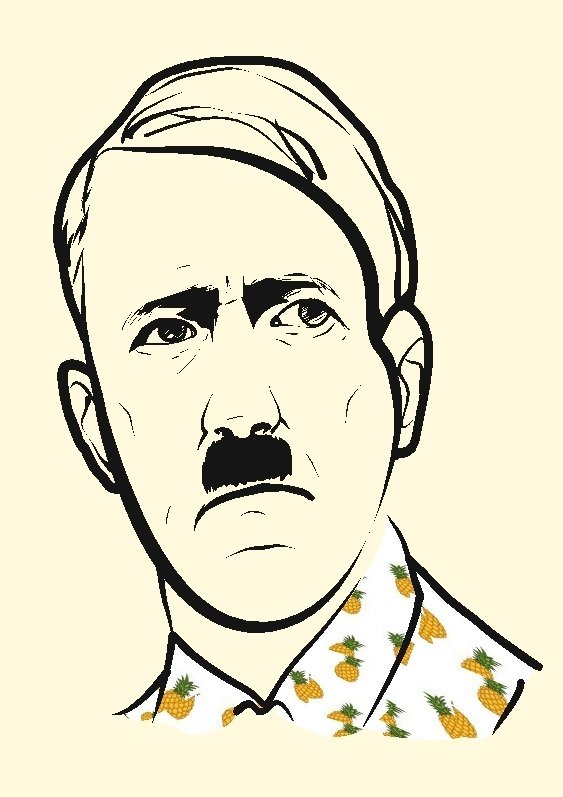 Адольф Гитлер рисунок карандашом