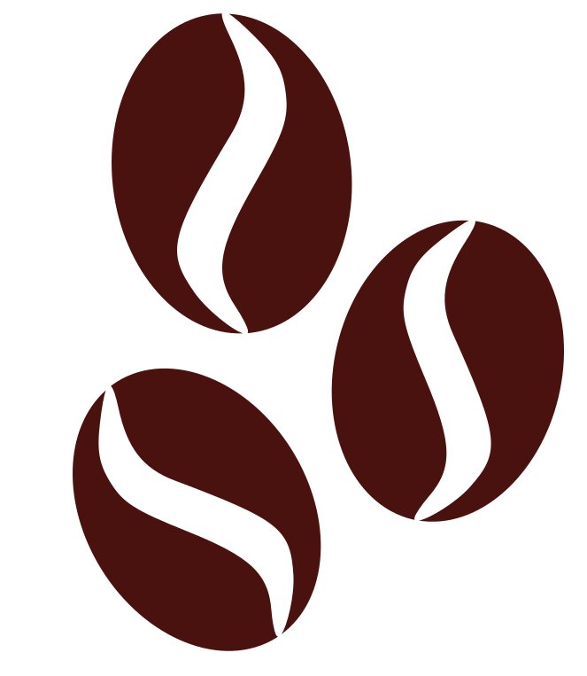 Трафарет зерна кофе