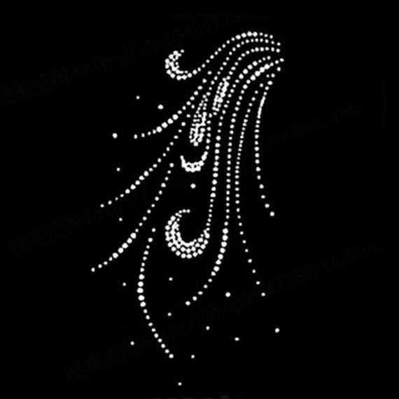 Аппликация из страз