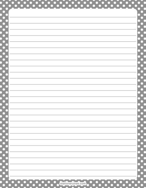 Лист в линию