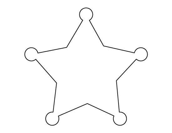 Значок шерифа