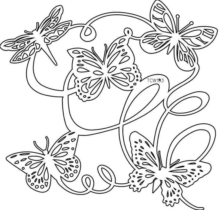 Вытынанка цветов