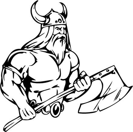 Трафареты топоров викингов