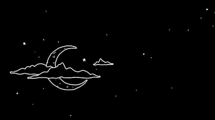 Черный фон космос