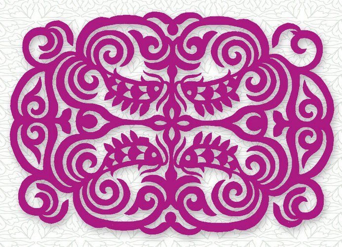 Орнамент нанайцев национальный