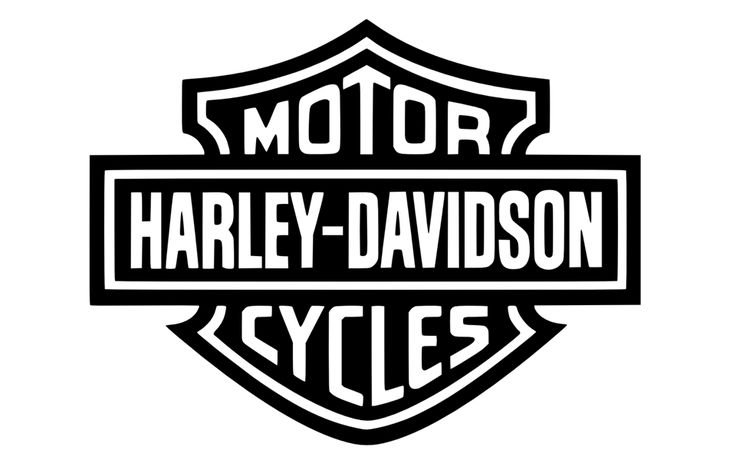 Харлей Дэвидсон логотип с мотоциклом