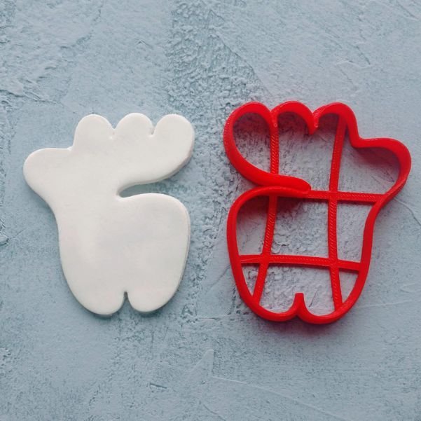 Форма оленя для пряников