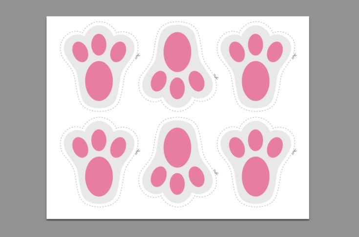 Отпечаток заячьей лапы