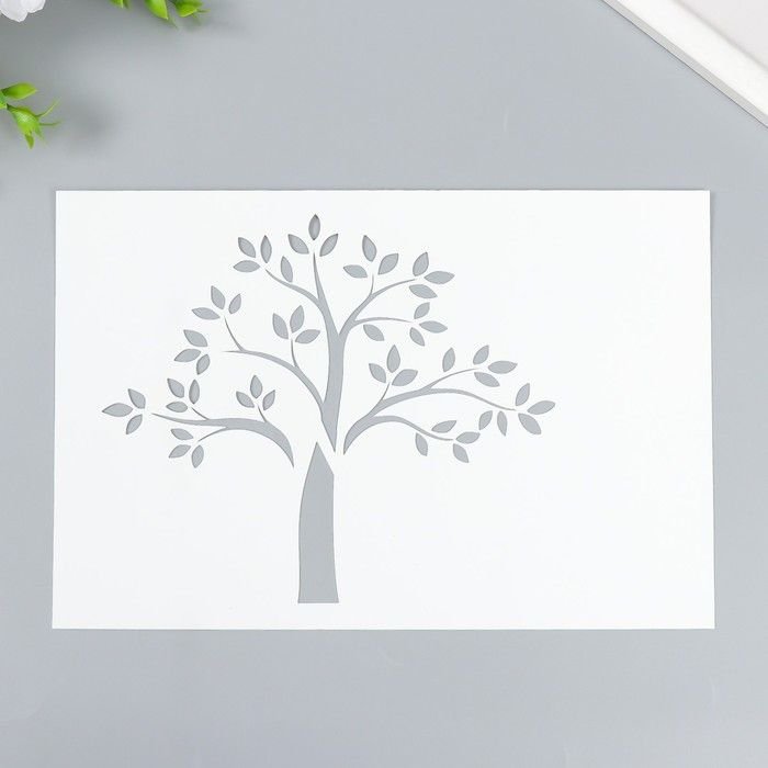 Трафареты на окна дерево