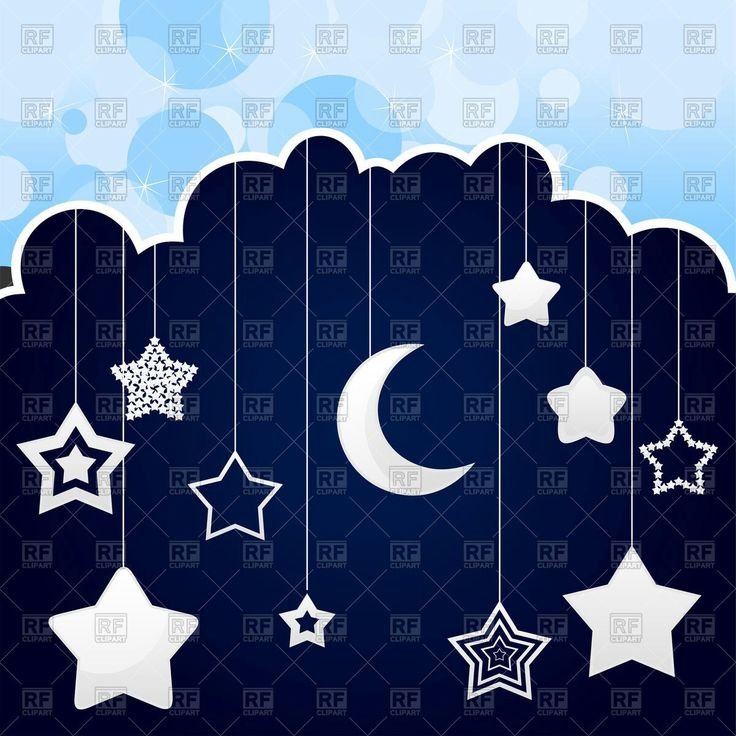 Звездное небо трафарет на окно