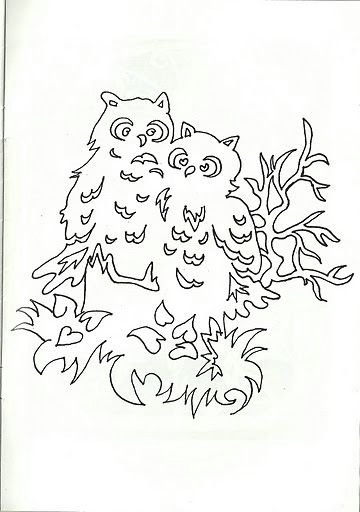 Трафареты на окна животные