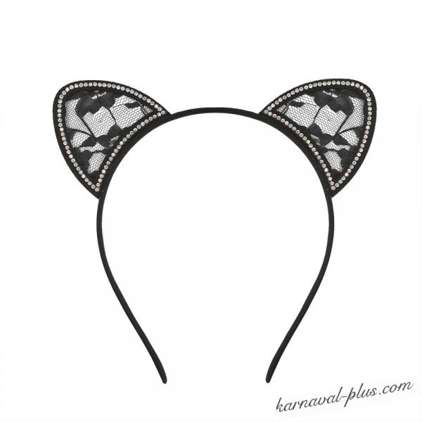 Ушки кошечки на ободке