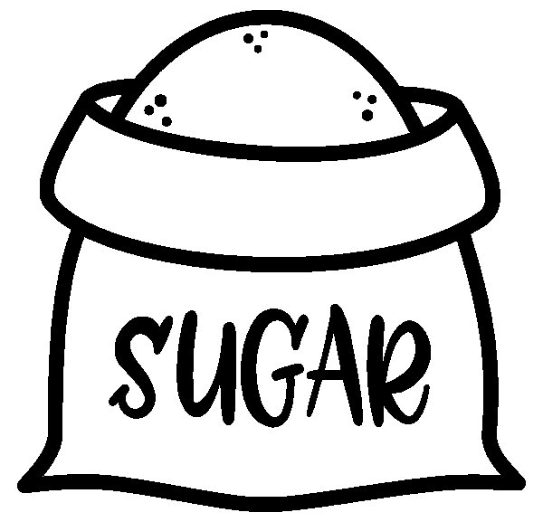 Сахар раскраска