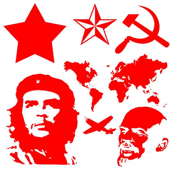 Коммунизм трафарет