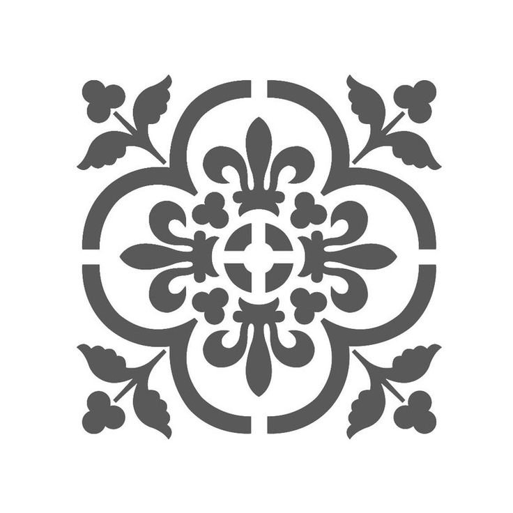 Трафарет для стен Дамаск