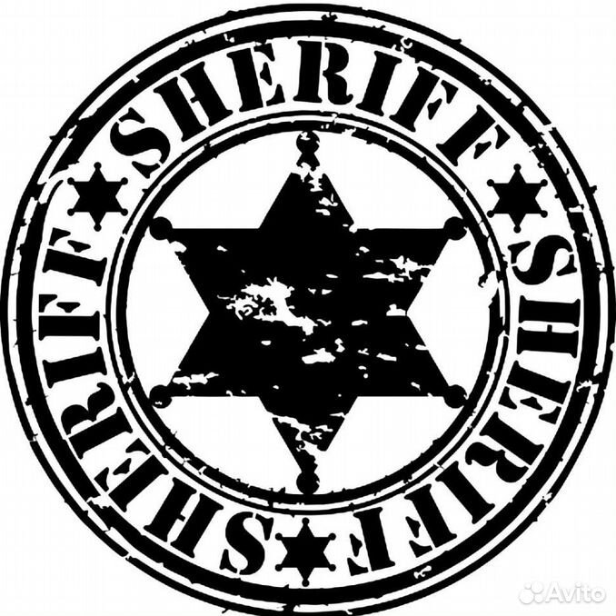 Наклейка Sheriff
