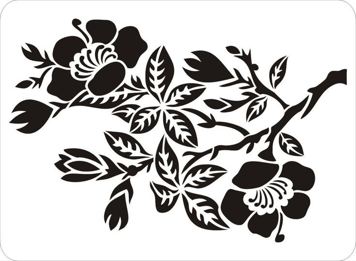 Трафарет узоры