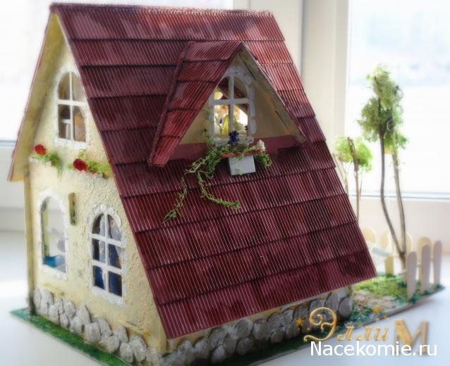 Крыша для домика из картона