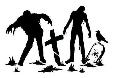 Трафарет зомби