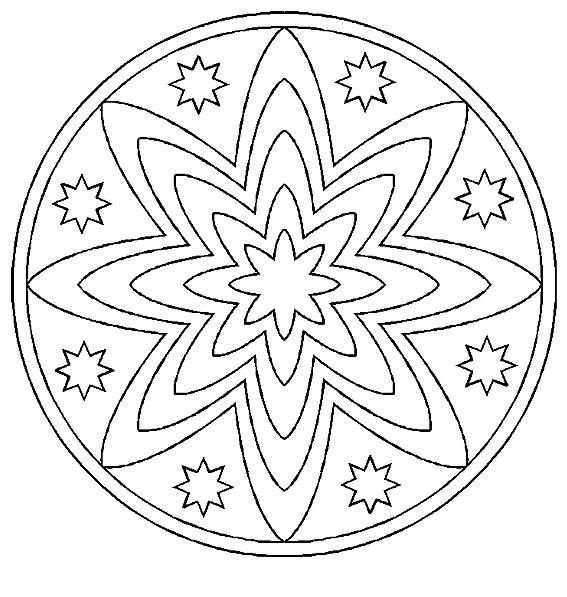 Мандала для дошкольников