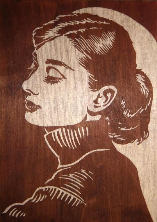 Трафаретный портрет