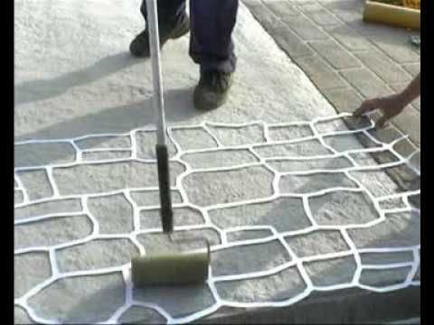 Формы для печатного бетона