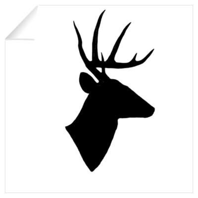 Силуэт оленя