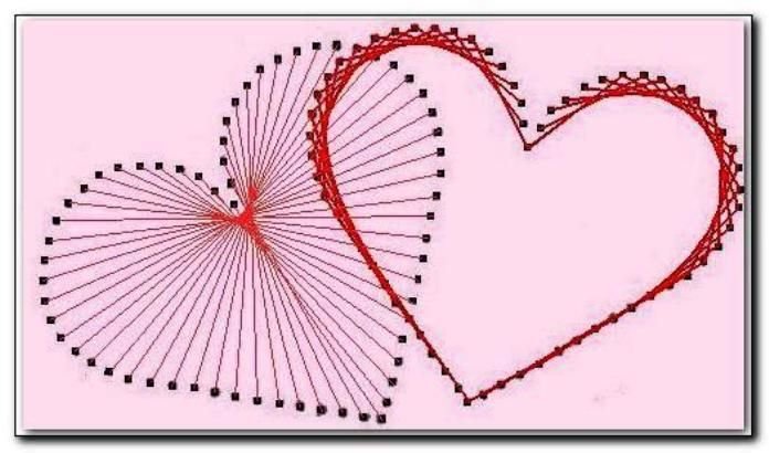 Изонить сердечко