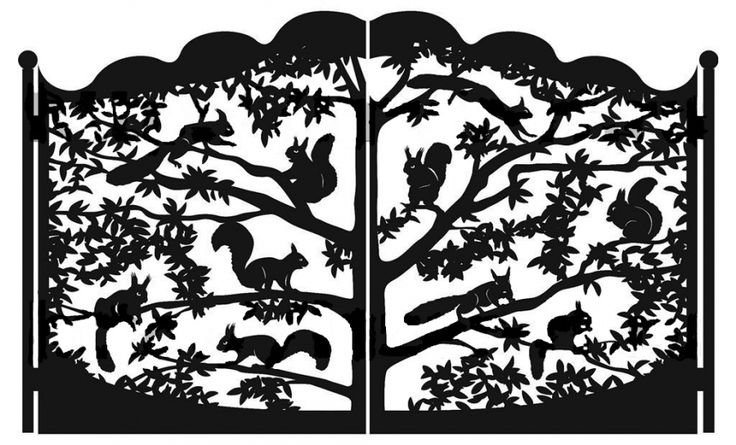 Силуэты для лазерной резки