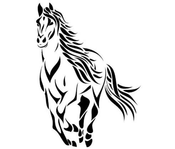 Стилизованный конь