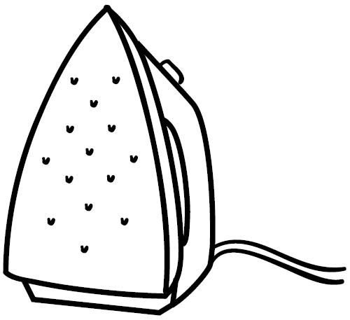 Трафарет утюга для детей