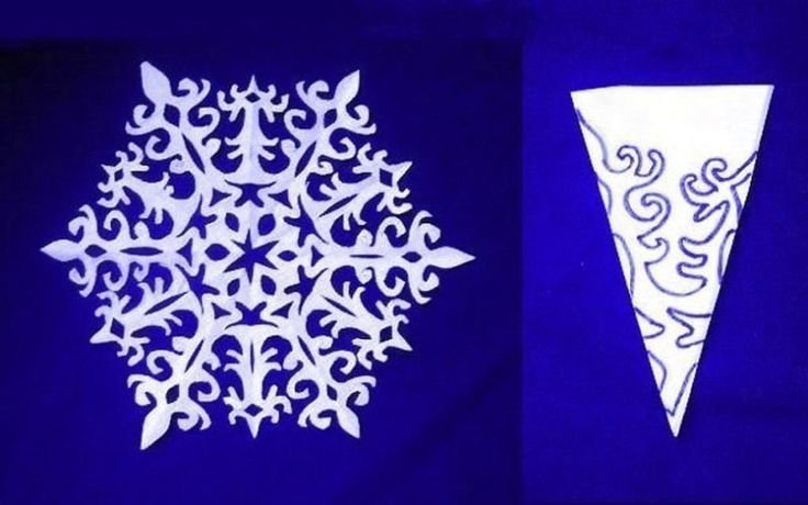 Ажурные снежинки