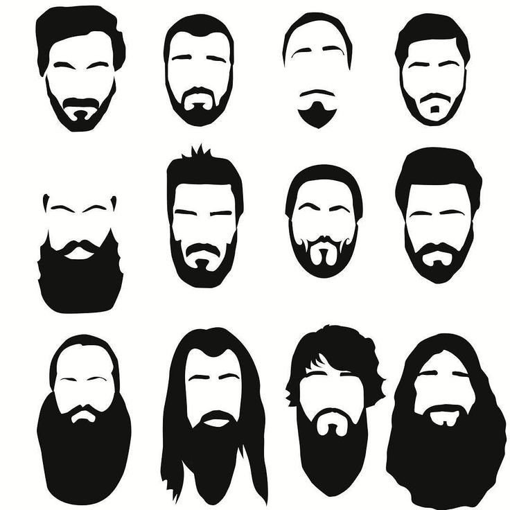 Борода рисунок