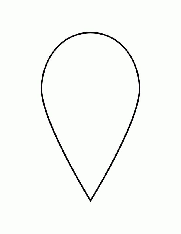 Лепесток ромашки шаблон