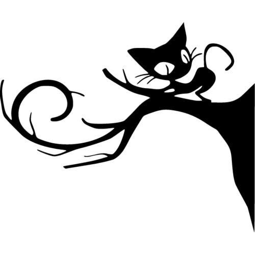 Трафареты кошек для декора