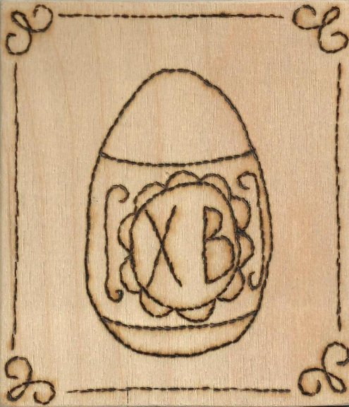 Пасхальные рисунки для выжигания по дереву